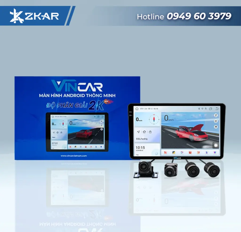 Bảng giá Màn hình Vincar S600 liền Cam 360