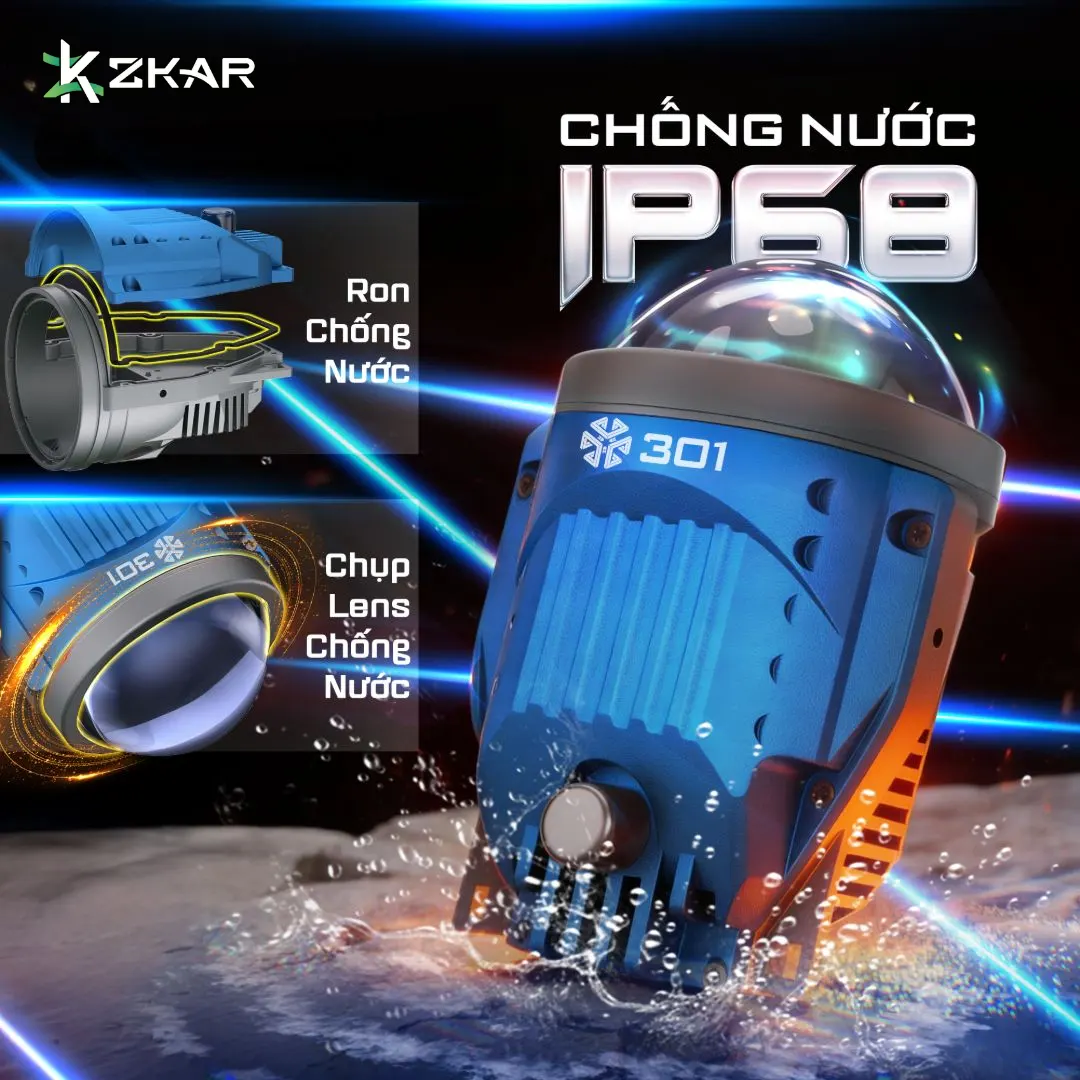 Bi gầm X-Light 301 V2 được bao bọc bởi lớp vỏ nhôm cao cấp