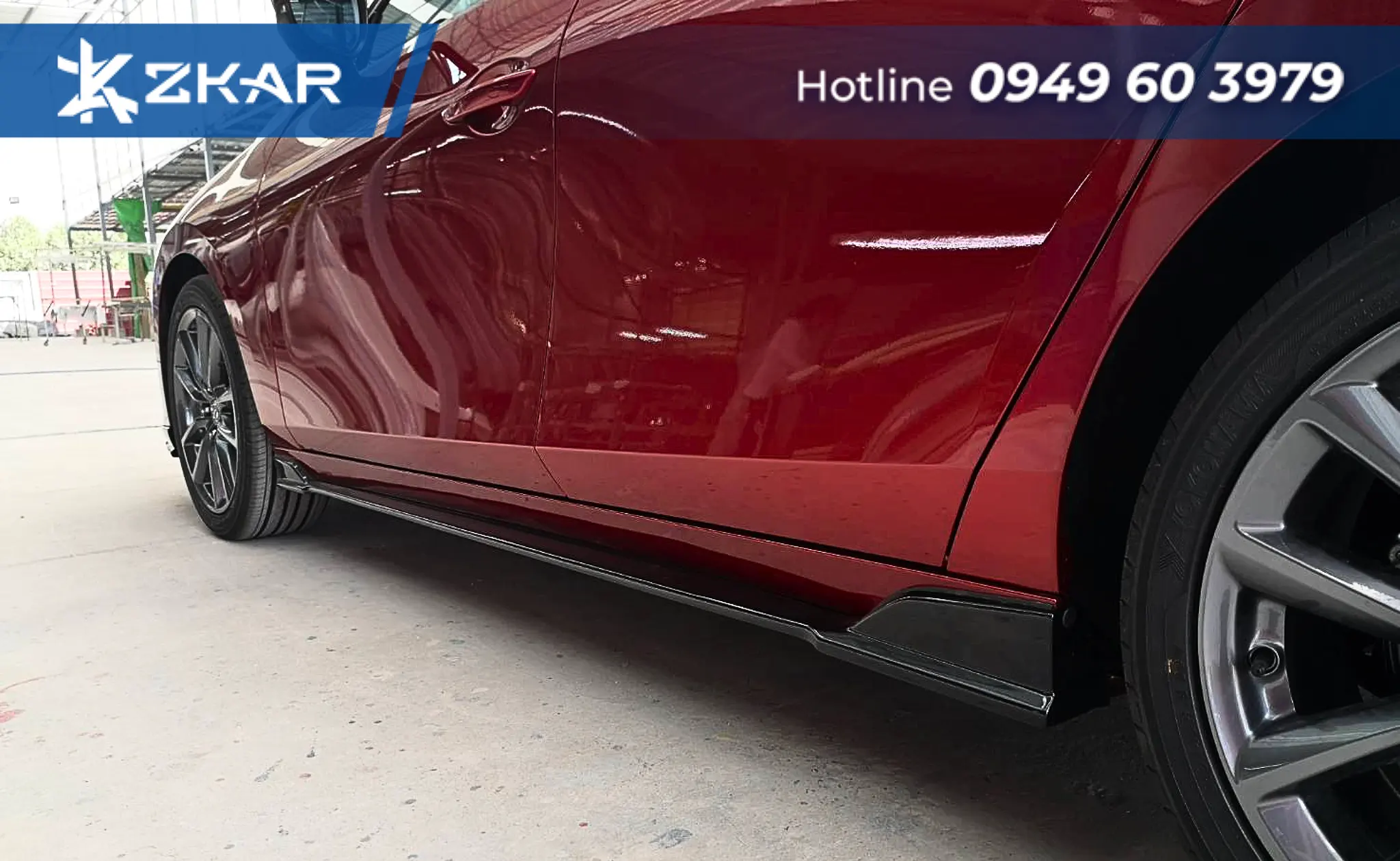 Bodykit XT với chất liệu nhựa cao cấp