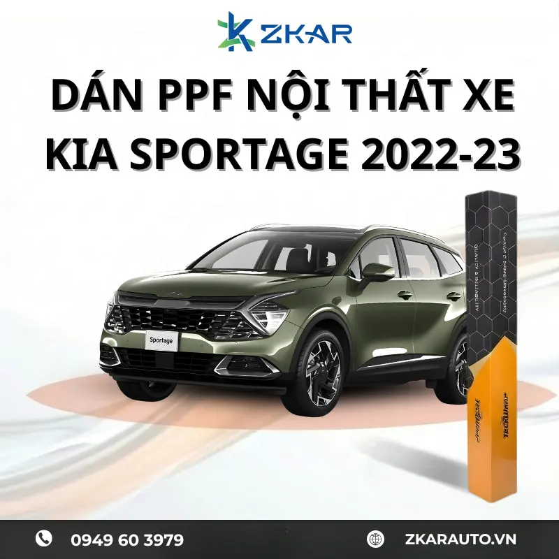 Dán PPF Nội Thất Xe Kia Sportage 2022-2023