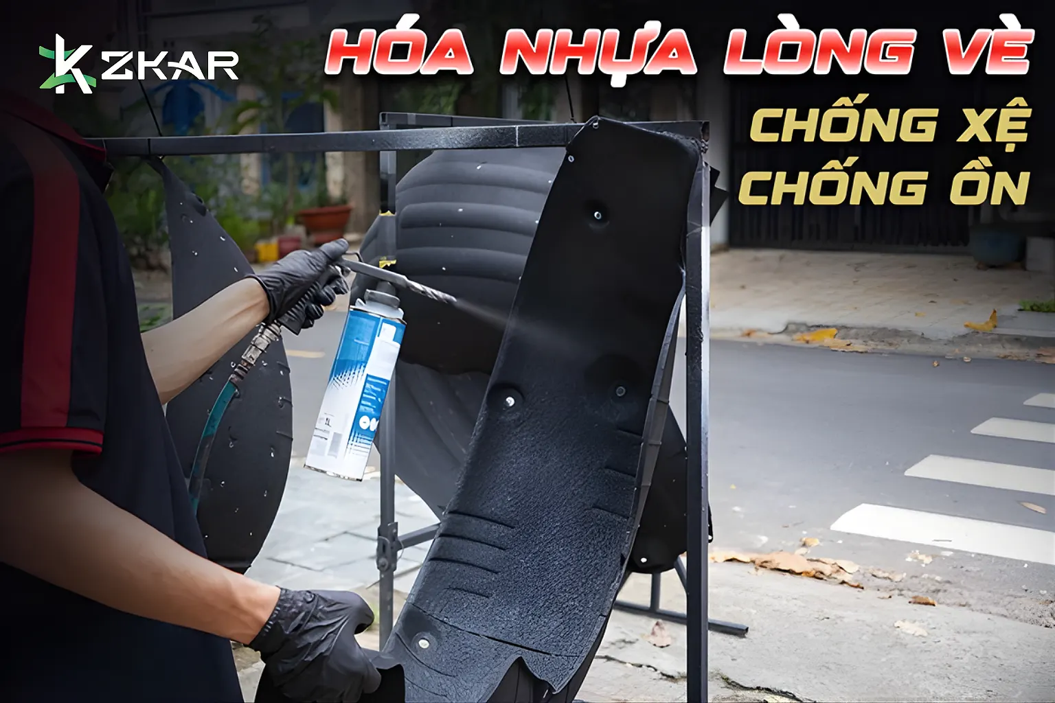 Hóa nhựa lòng vè chống xệ, chống ồn