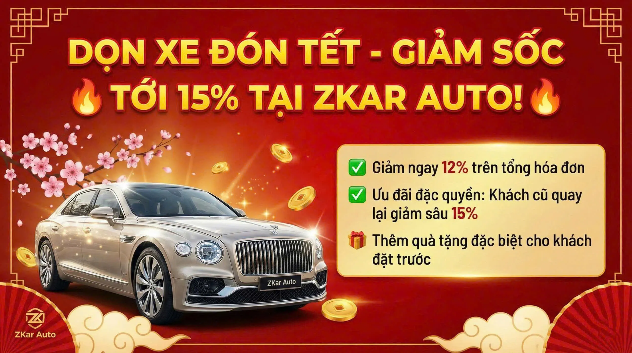 🔥 DỌN XE ĐÓN TẾT - ƯU ĐÃI LÊN TỚI 15%🔥