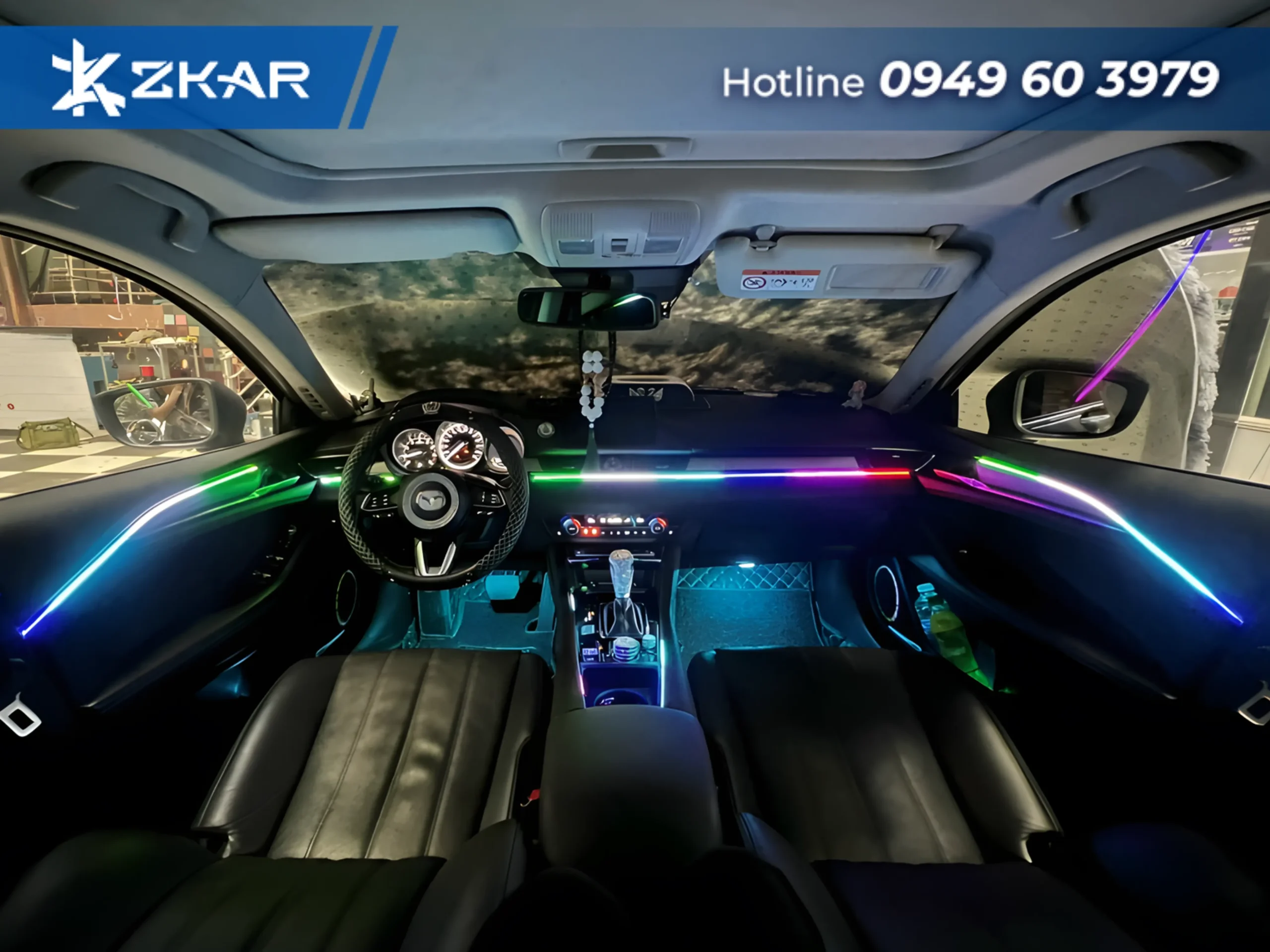 Địa chỉ độ LED nội thất mazda uy tín tại sài gòn