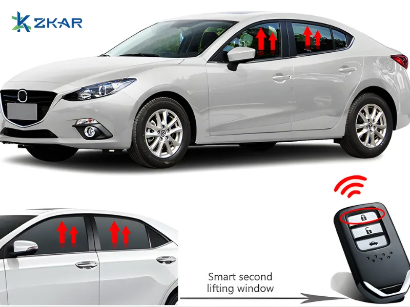 Gập Gương & Lên Kính Tự Động Mazda 