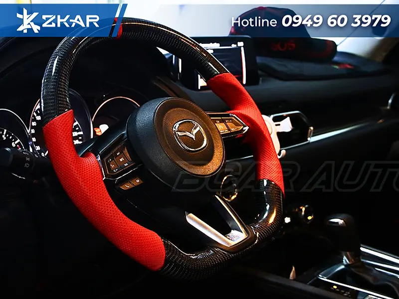 Giải pháp khắc phục vô lăng zin bị mòn trên Mazda