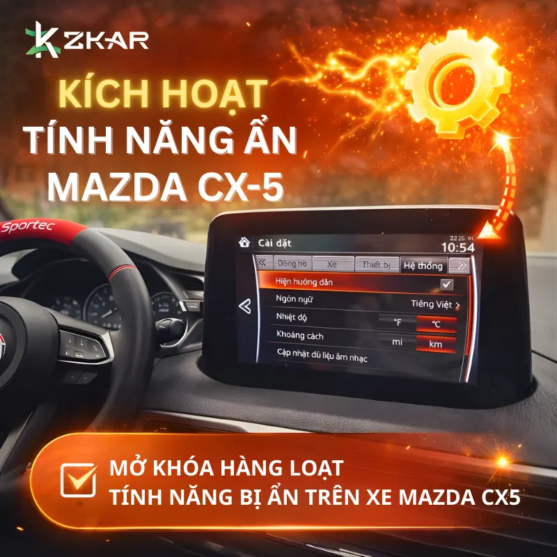 Kích hoạt tính năng ẩn mazda cx5 - giá rẻ