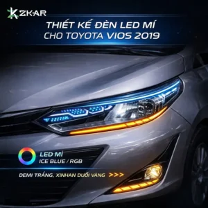 Led mí thiết kế dành riêng cho xe toyota vios