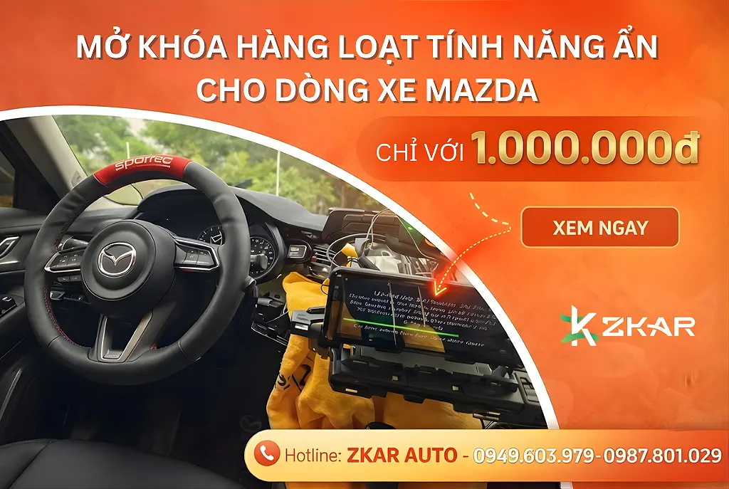 Mở khóa hàng loạt tính năng ẩn cho dòng xe mazda