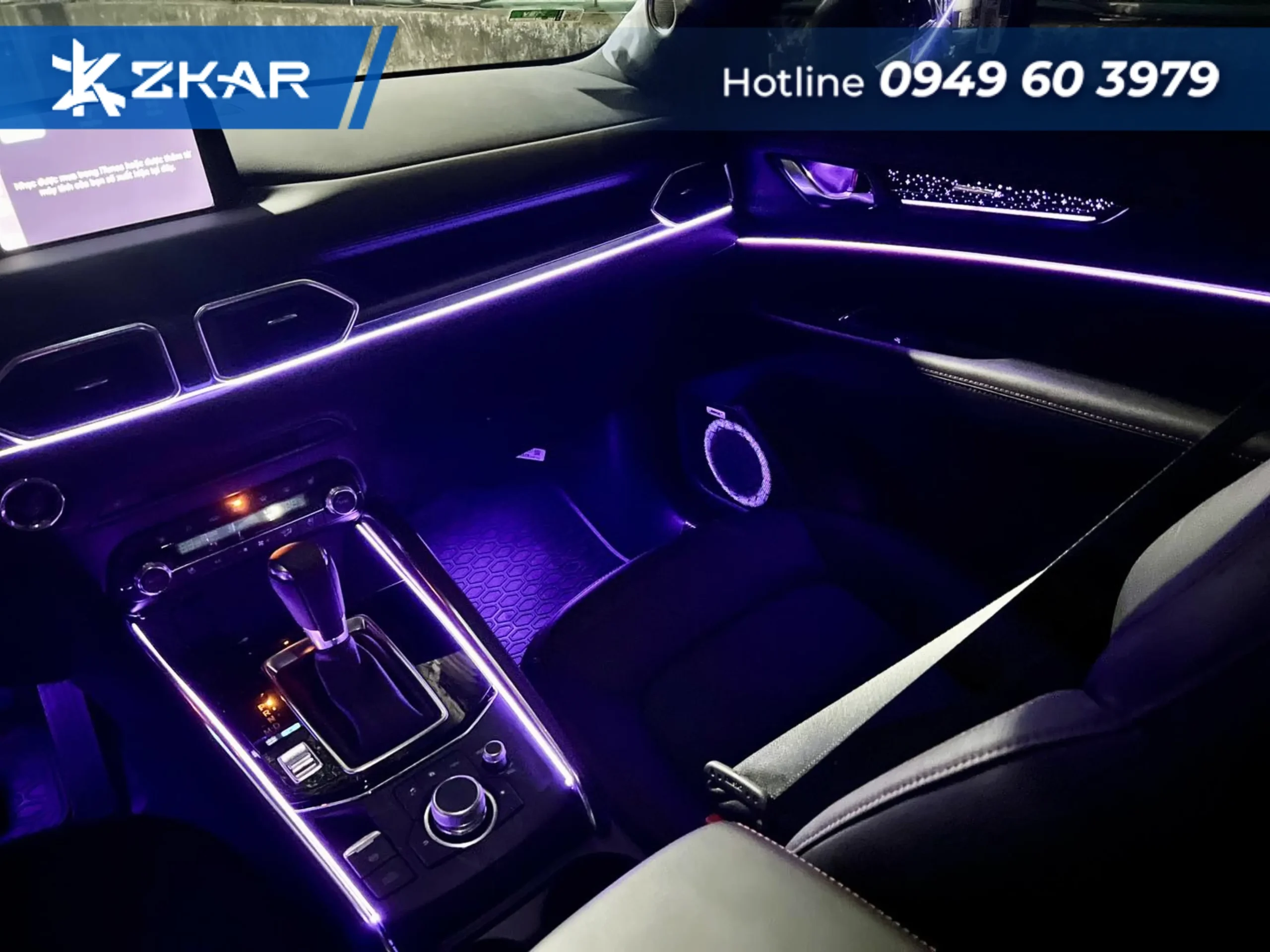Ưu điểm khi lắp nội thất đèn LED cho xe mazda cx-5