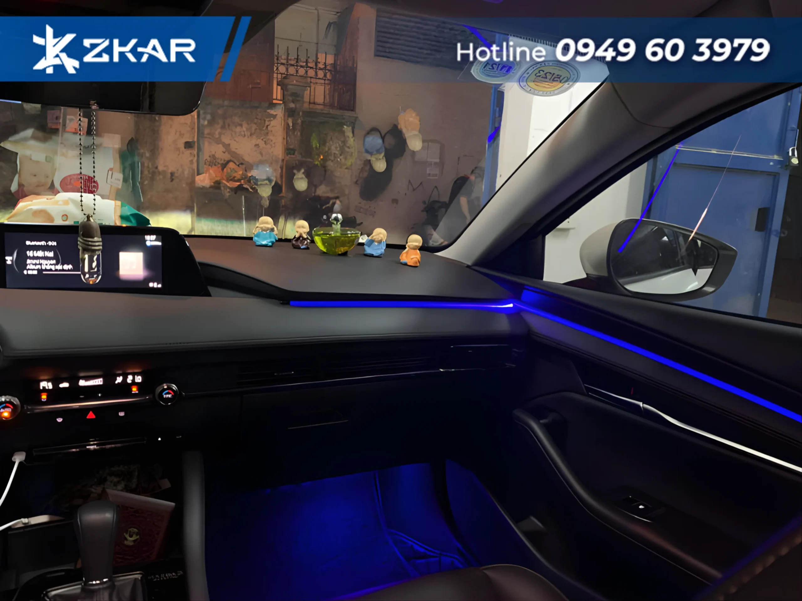 Ưu điểm khi lắp nội thất đèn LED cho xe mazda cx3