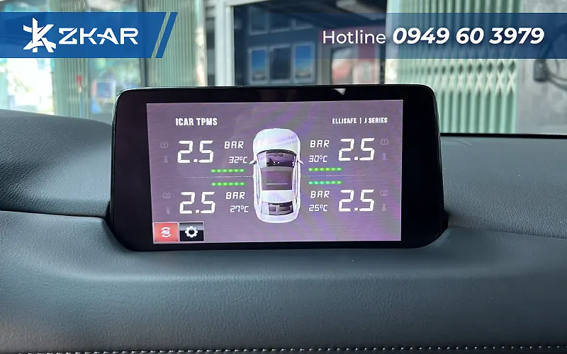 Cảm biến áp suất lốp xe mazda cx30