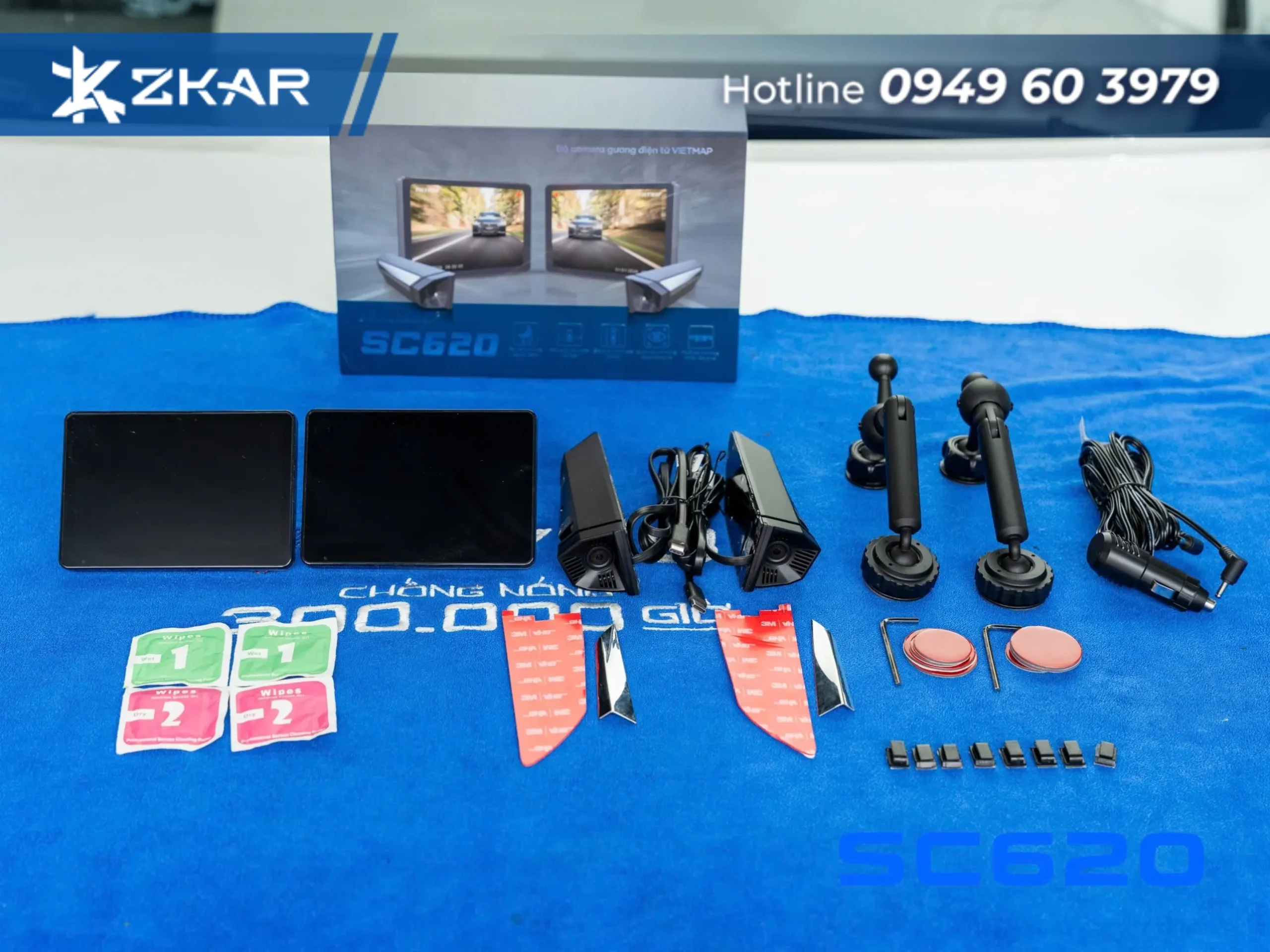 Địa chỉ lắp đặt Gương Điện Tử Vietmap SC620 số 1 tại sài gòn