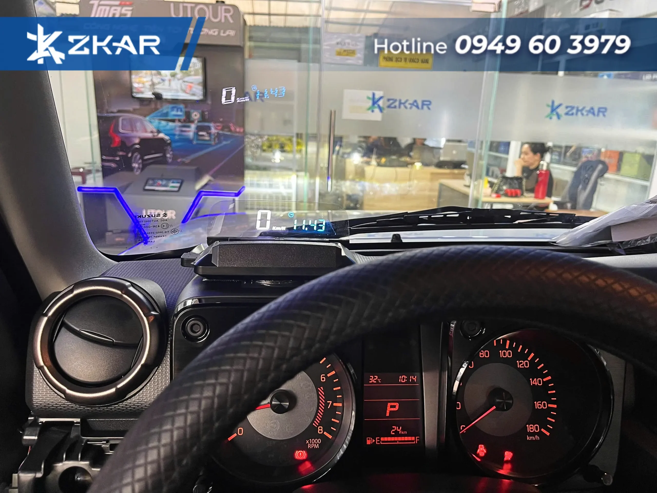 Địa chỉ lắp hud h400s xe suzuki tại sài gòn