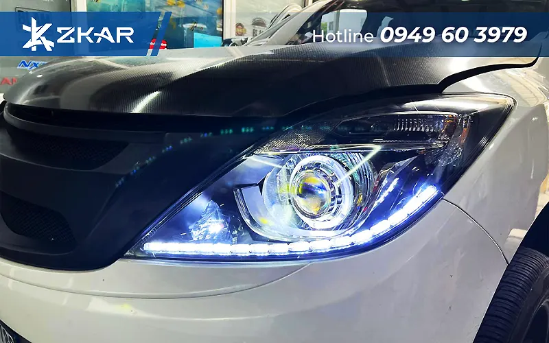 Độ Đèn Mazda BT-50 | Sáng Mạnh, Đi Đêm An Toàn