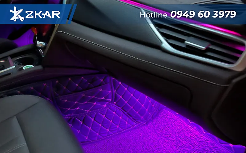 Hệ Thống LED Viền Nội Thất 64 Màu xe Mazda BT-50