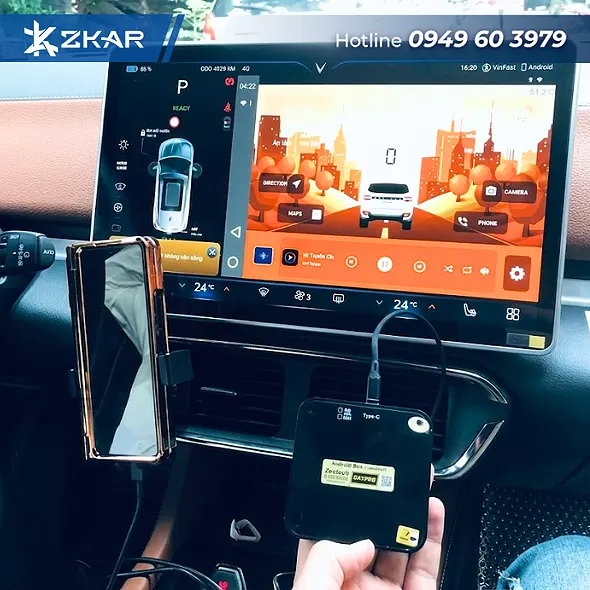 Kết nối Android Box và màn hình Zin VinFast Fadil 