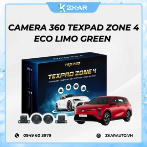 Lắp Camera 360 Texpad Zone 4 Eco Xe Limo Green
