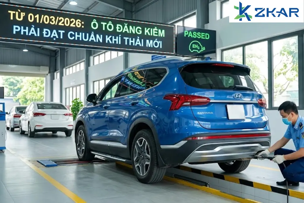 Luật Mới 2026: Xe Không Đạt Chuẩn Khí Thải Sẽ Bị Từ Chối Đăng Kiểm!