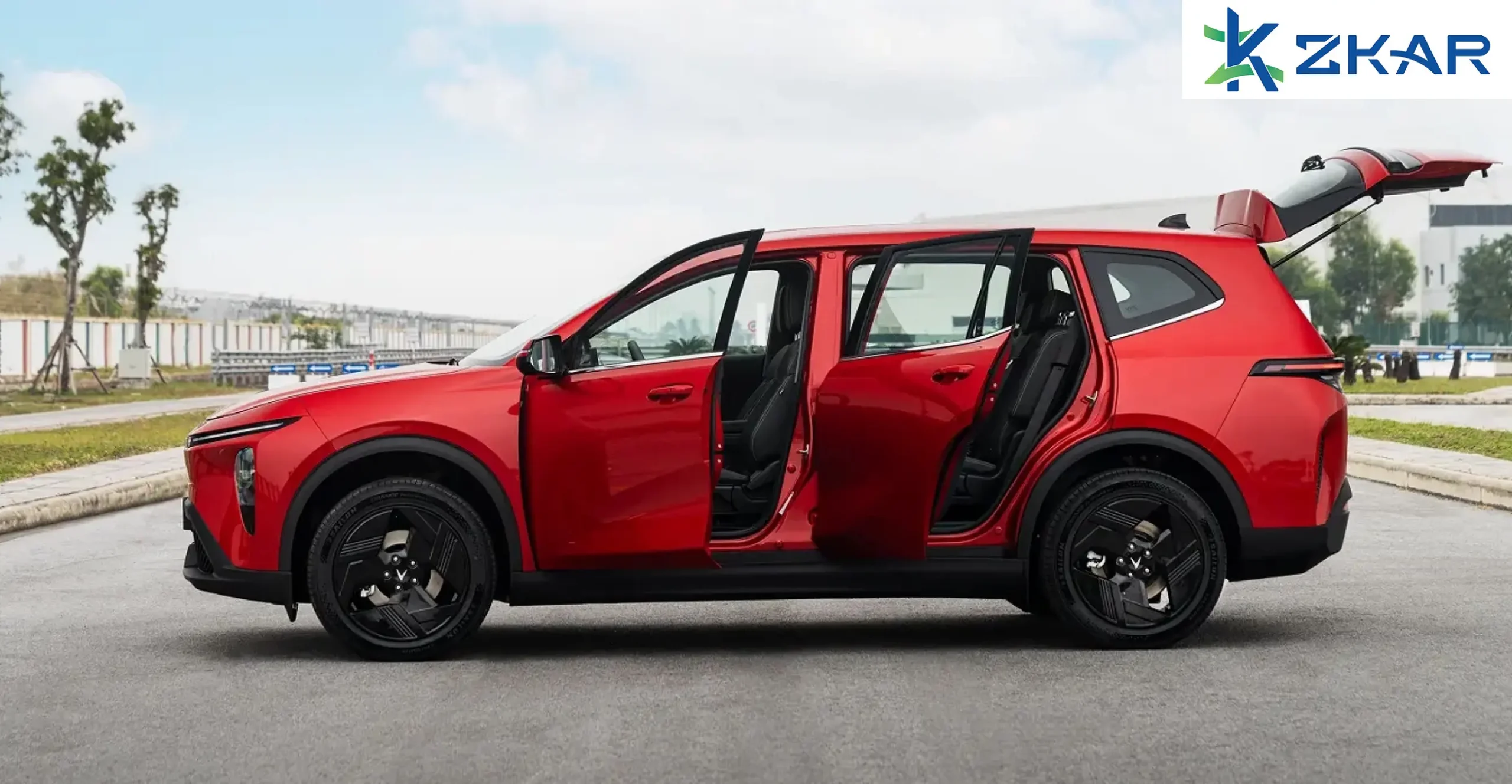 Thiết kế ngoại thất mạnh mẽ của VinFast VF MPV 7