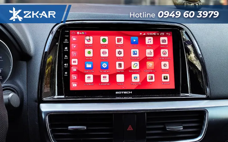 Xe Mazda CX-5 Lắp Màn Android – Giải Trí Đỉnh Cao