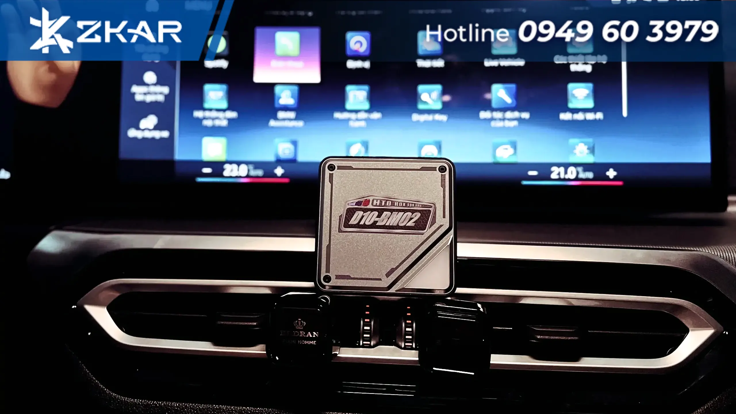 Android Box D10-BM02 chuyên dụng cho xe BMW.