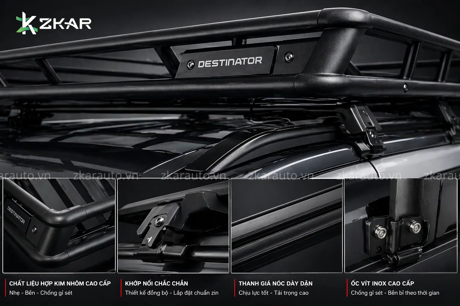 Chi Tiết Giá Nóc Mitsubishi Destinator Chính Hãng Tại ZKar Auto