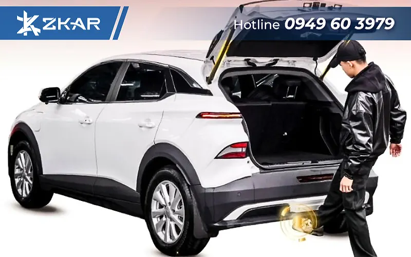 Cốp điện VF MPV 7: Mở cốp tự động, tiện lợi vượt trội