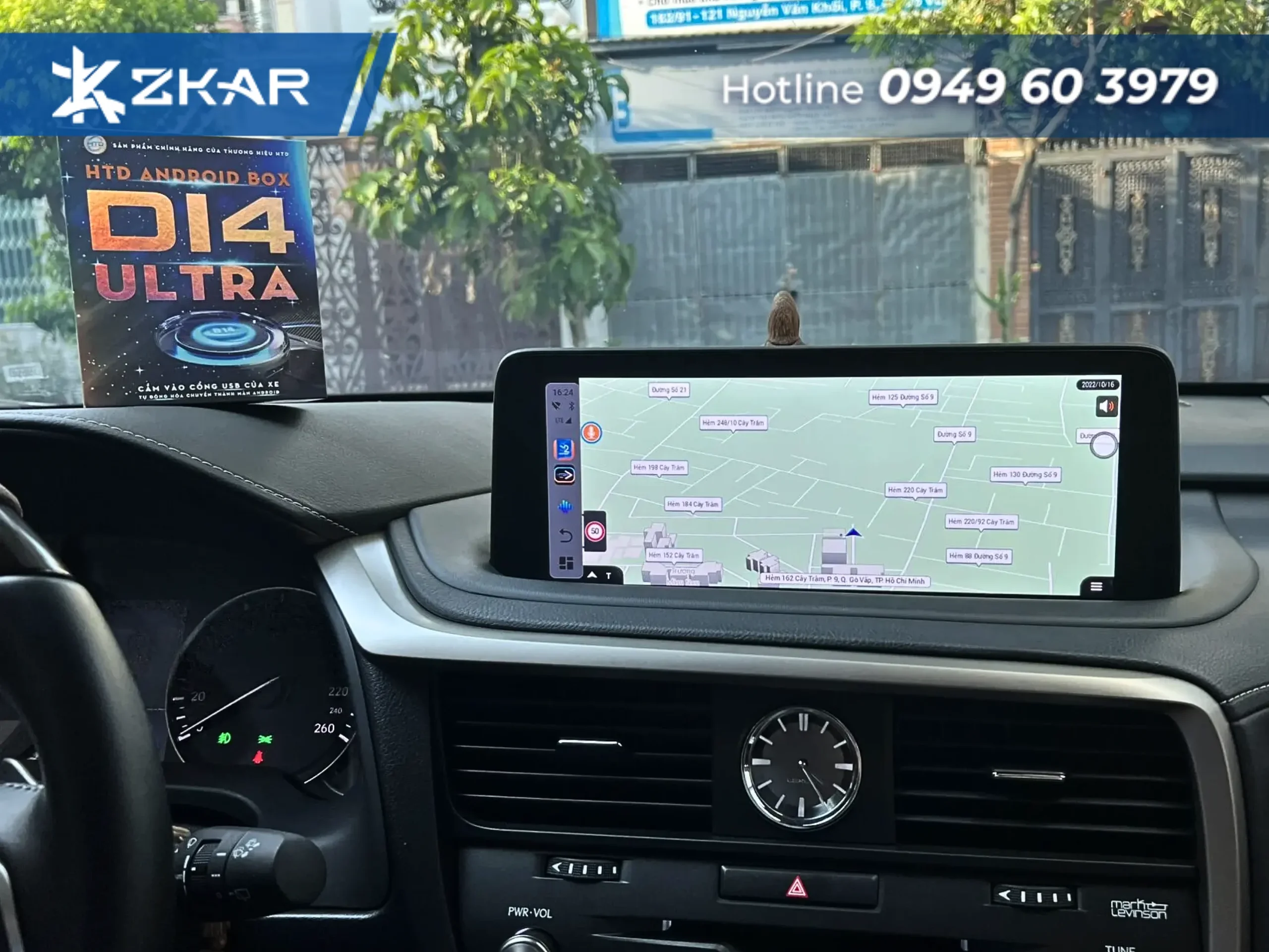 Địa chỉ lắp andorid box HTD D14 Ultra uy tín tại sài gòn