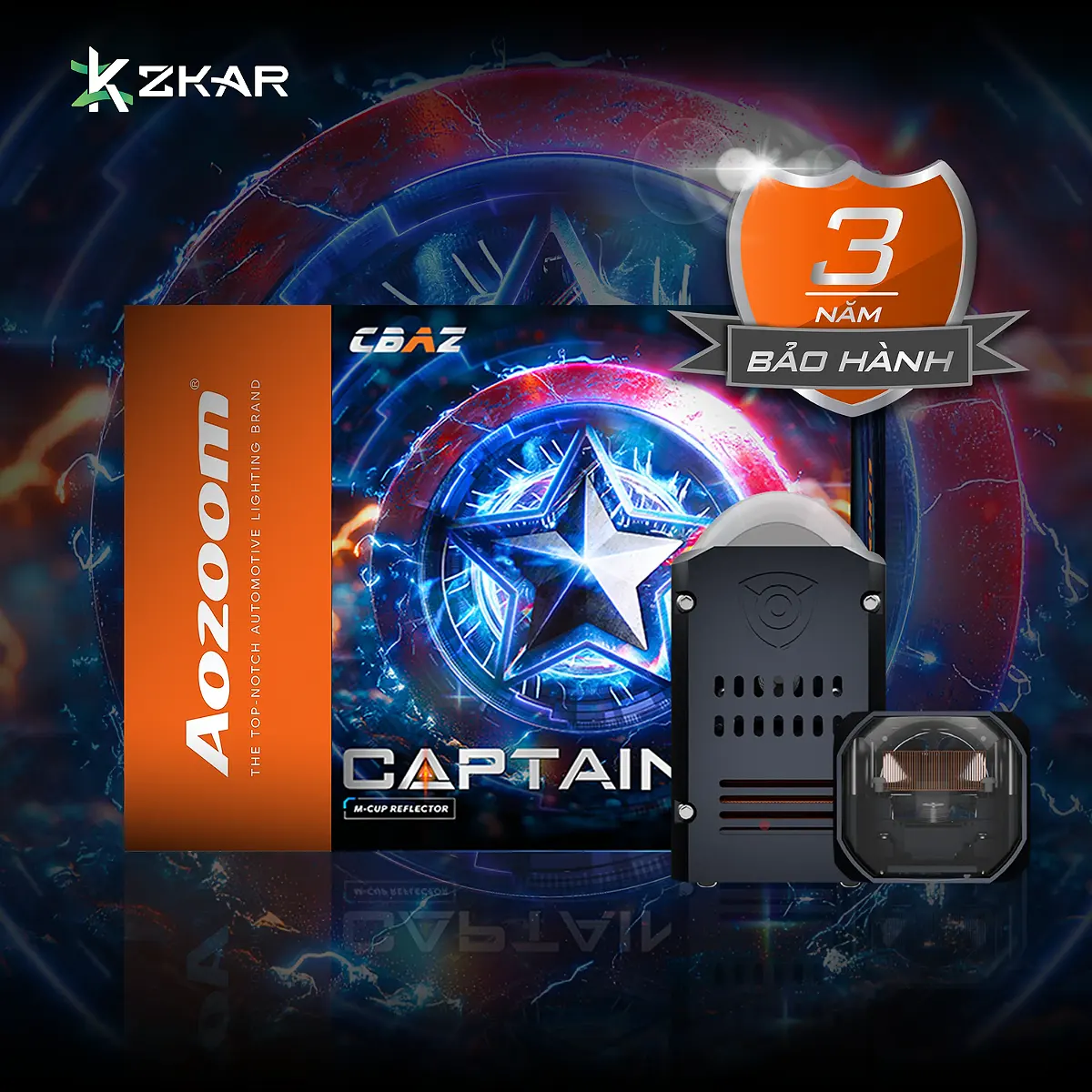 Địa chỉ lắp Bi Led Captain New Arrival Light uy tín tại sài gòn 