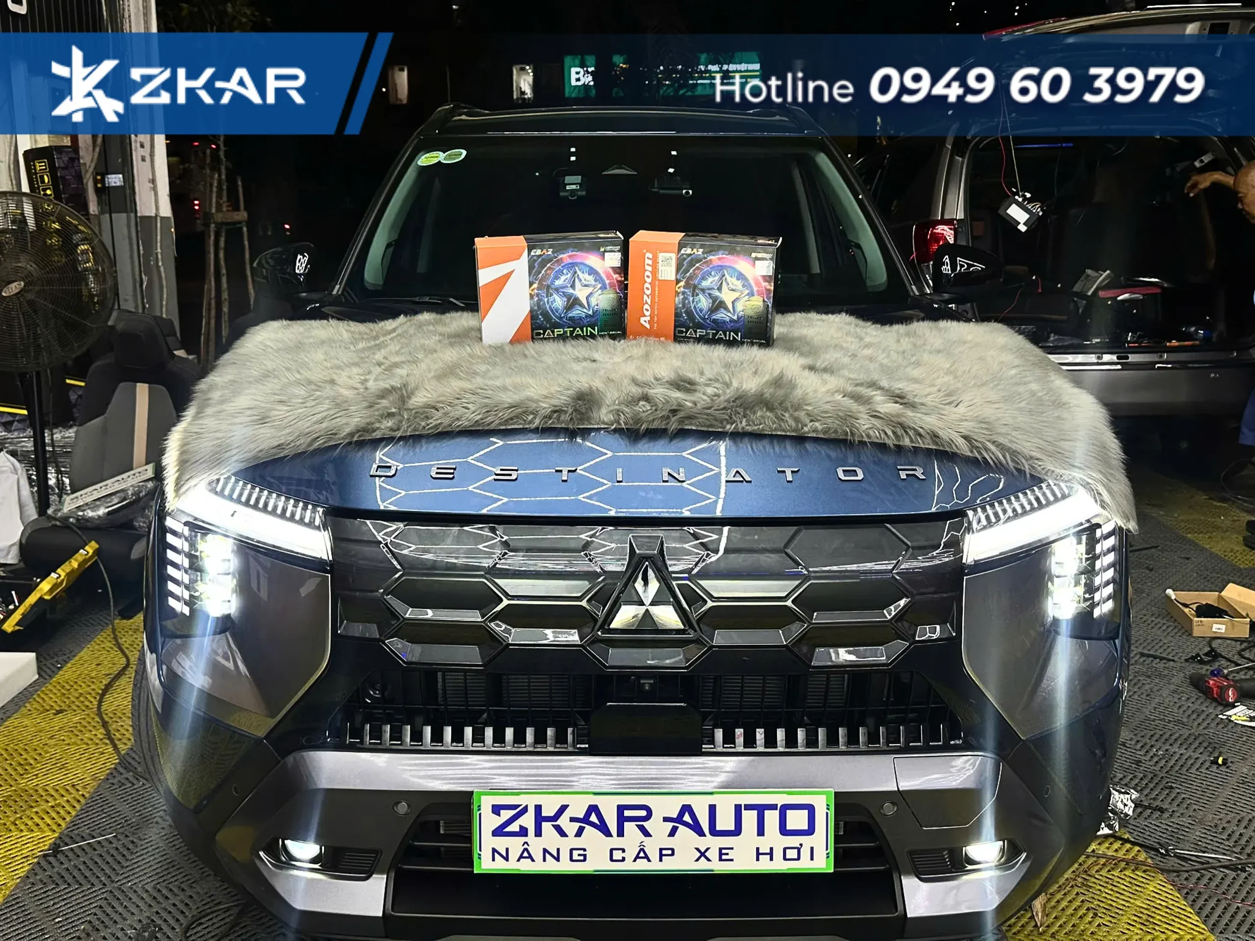 Địa Chỉ Lắp Bi LED Cho Xe Mitsubishi Destinator Tại TP.HCM