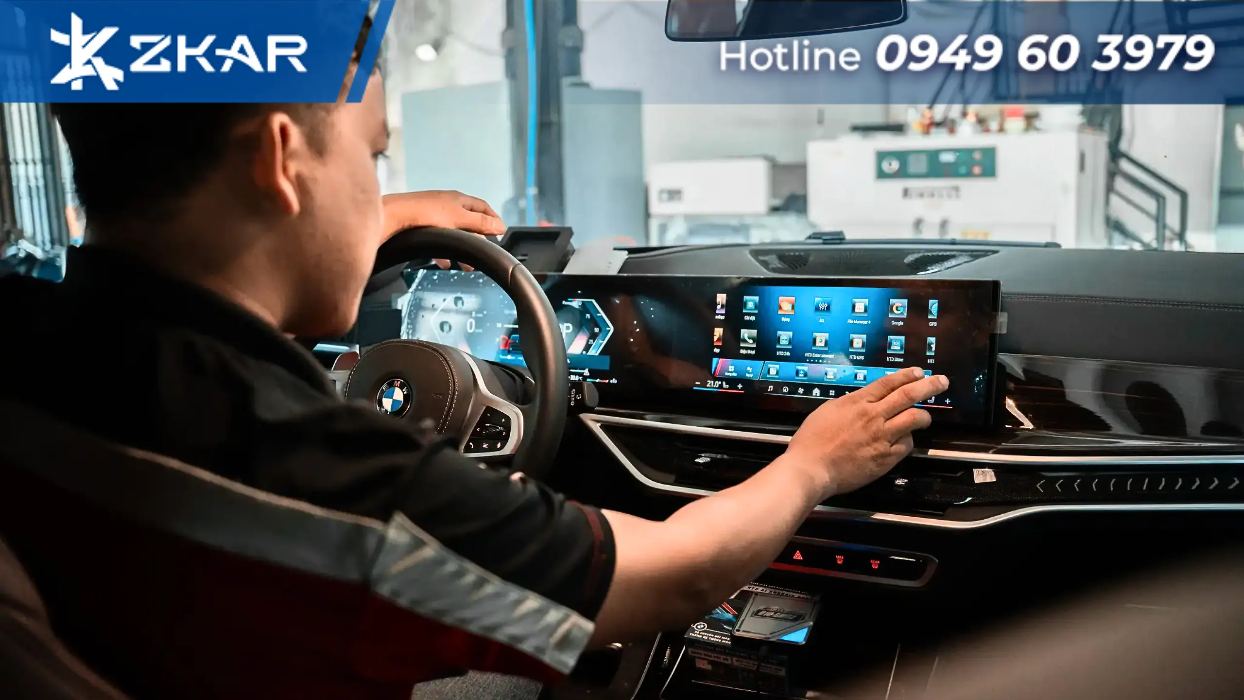 Địa Chỉ Lắp Đặt Android Box BMW HTD D10-BM02 Tại Sài Gòn