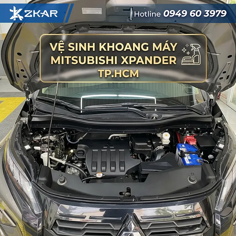 Địa Chỉ Vệ Sinh Khoang Máy Mitsubishi Xpander Uy Tín Tại Sài Gòn