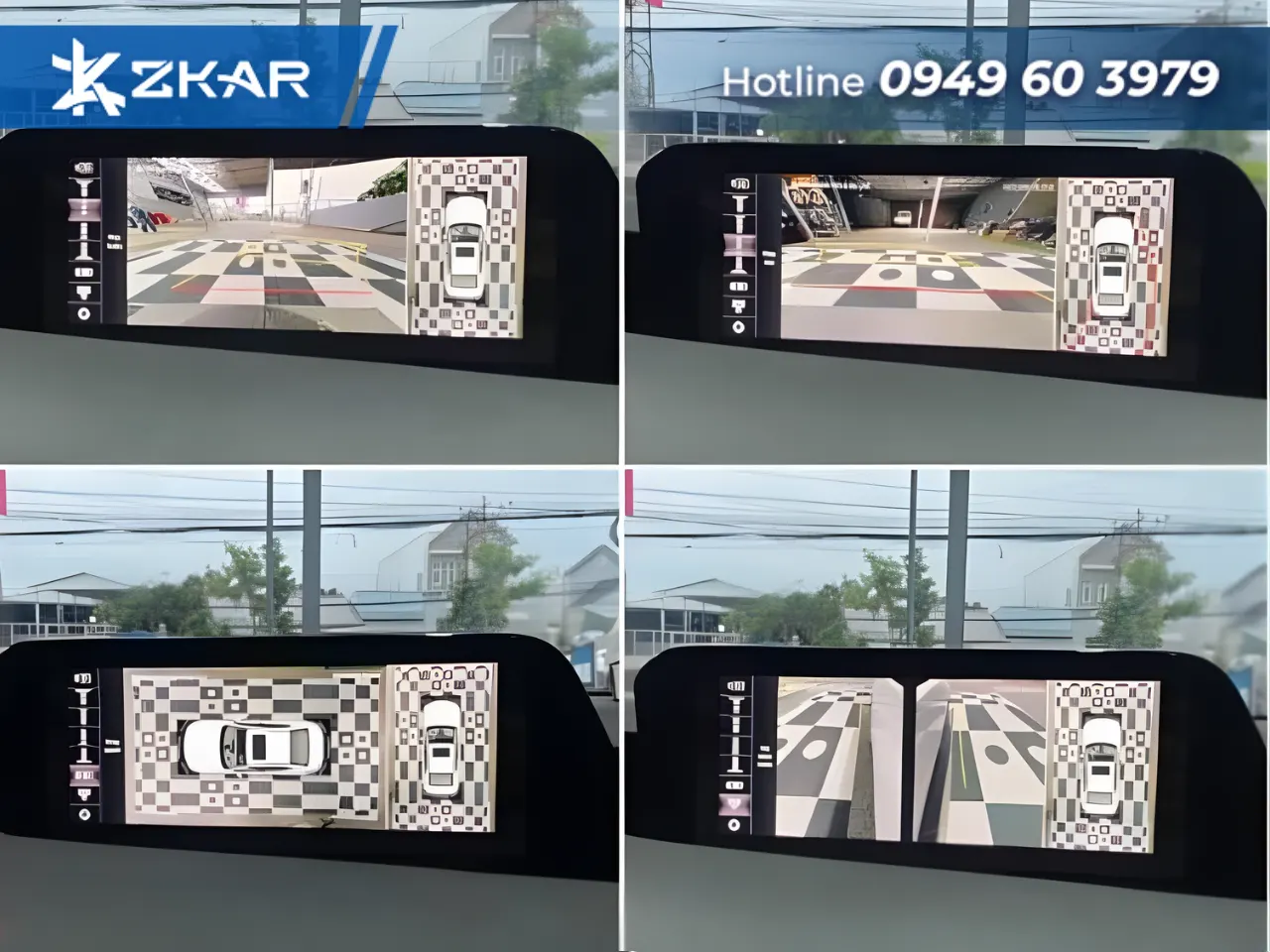 Ghi hình hành trình 4 hướng đồng thời với Elliview M11 Lite chính hãng