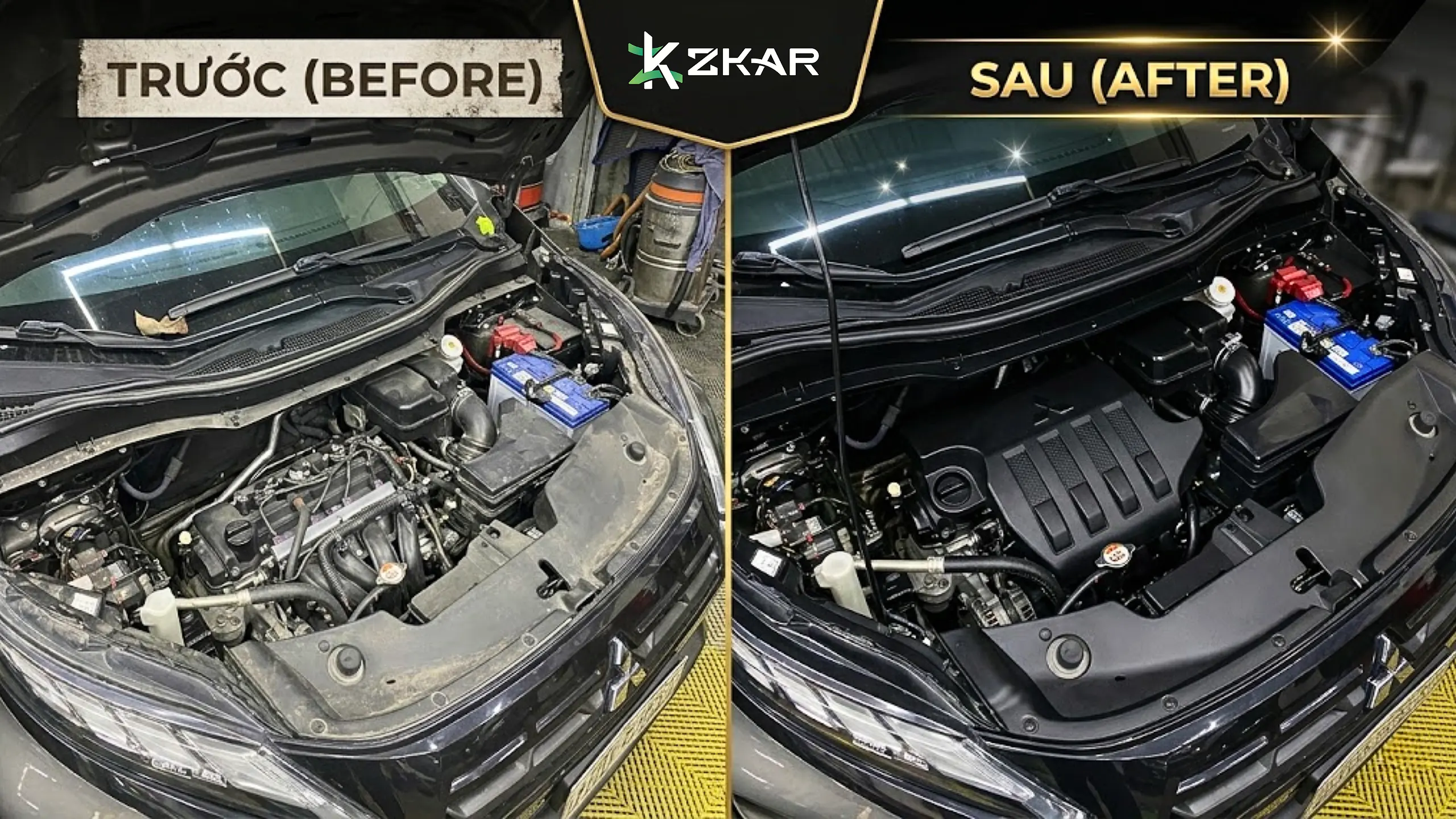 Hết mùi hôi, sạch bụi bẩn – Trả lại vẻ đẹp "như mới" cho khoang máy Xpander.