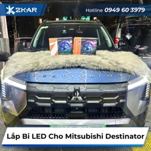Lắp Bi LED Cho Mitsubishi Destinator - Captain New Arrival Light