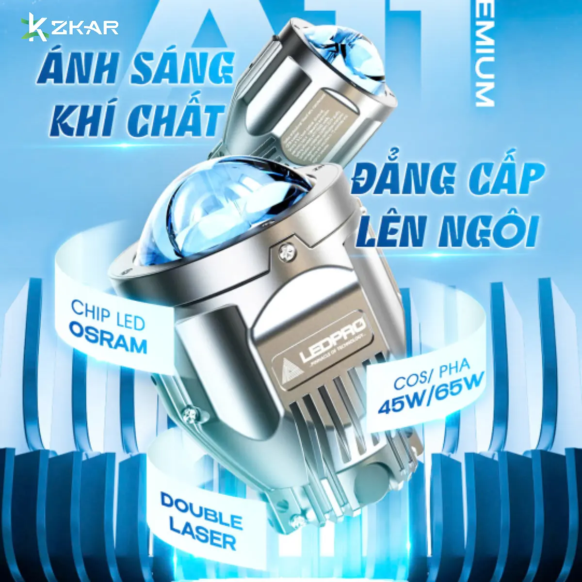 Nâng Cấp Ánh Sáng Thượng Lưu Với Bi Gầm LEDPRO A11 PREMIUM