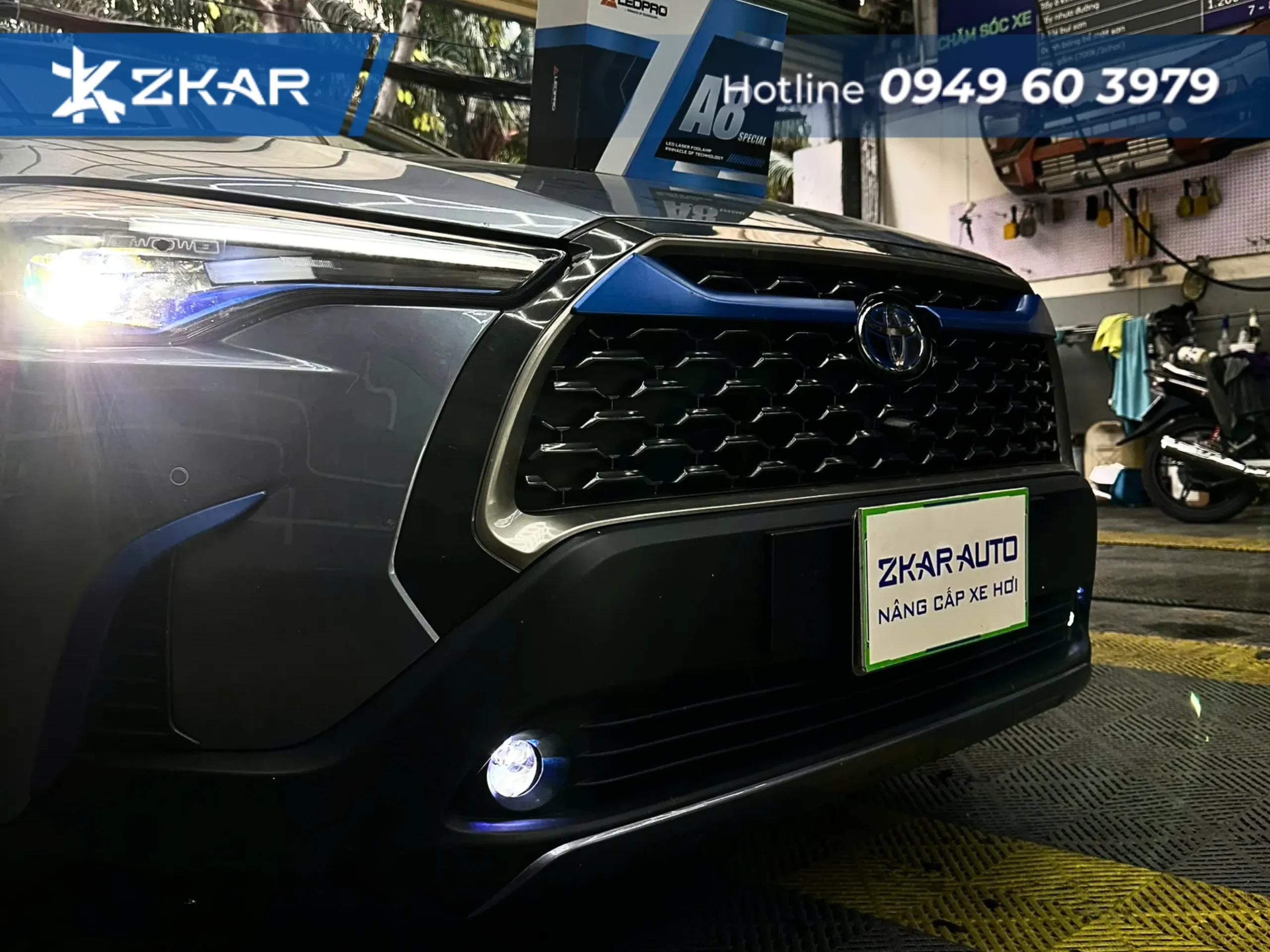 Nâng Cấp Bi Gầm A10 ULTRA: Sáng Hơn 400% So Với Đèn Nguyên Bản