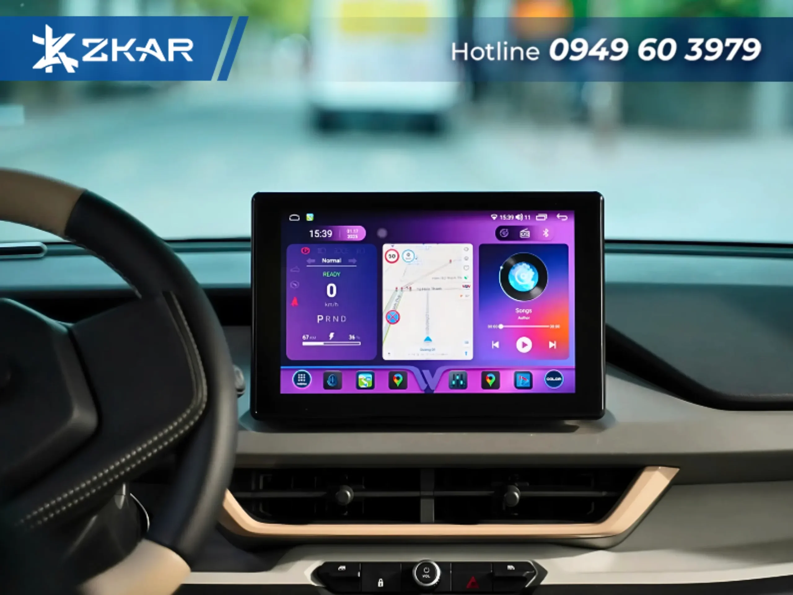 SID S170+ PRO 360 mang đến giao diện đa nhiệm cho xe vinfast vf3