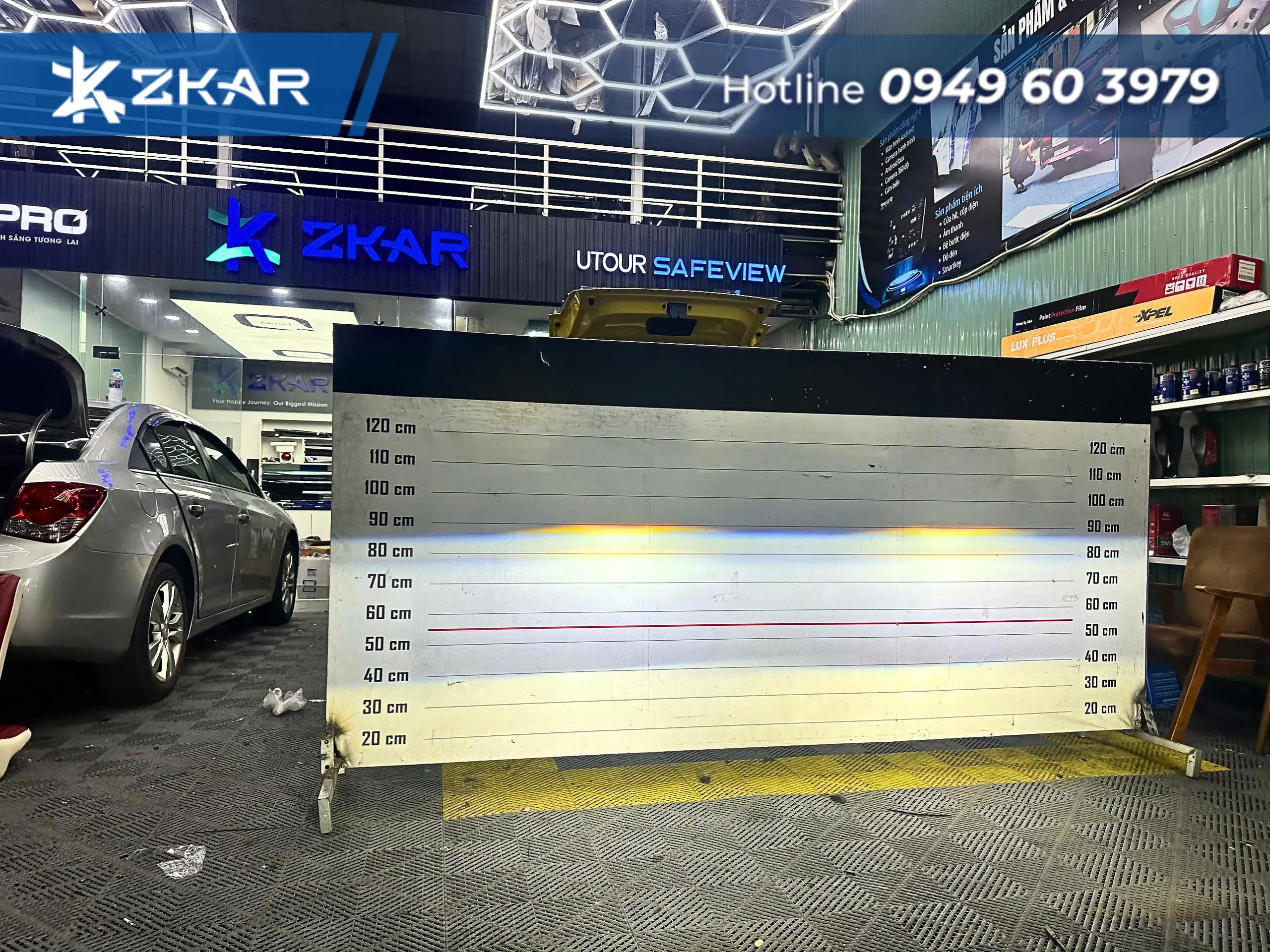 Test ánh sáng thực tế: Bi LED Captain trên Mitsubishi Destinator sáng rực rỡ