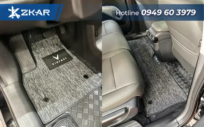 Thảm lót sàn xe VF MPV 7: Sạch sẽ, sang trọng, chống thấm nước tuyệt đối