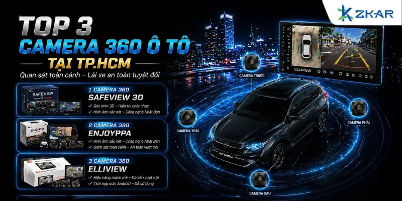 Top 3 Camera 360 Ô Tô Tại TP.HCM