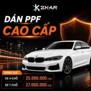 Bảng Giá PPF Inmax Gói Cao Cấp - ZKAR AUTO