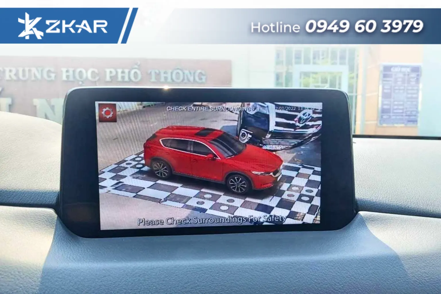 Camera 360 TexPad Zone 4 xe mazda cx-5