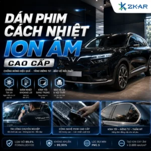 DÁN PHIM CÁCH NHIỆT ION ÂM CAO CẤP