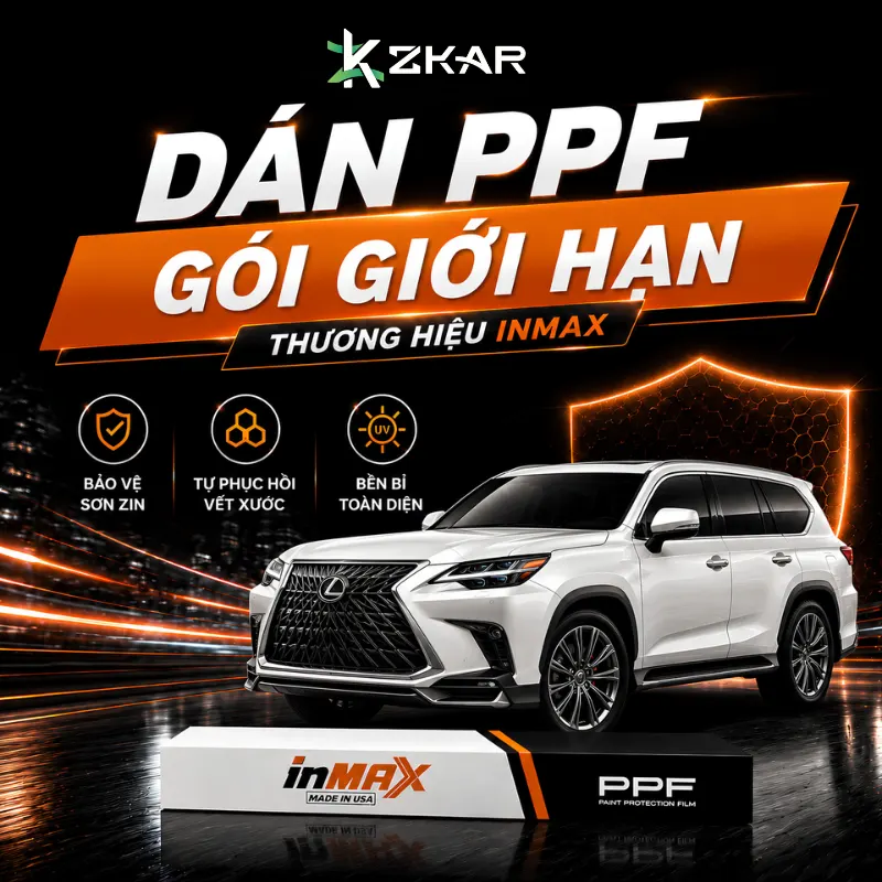 Dán PPF Gói Giới Hạn Cho Ô Tô - PPF INMAX