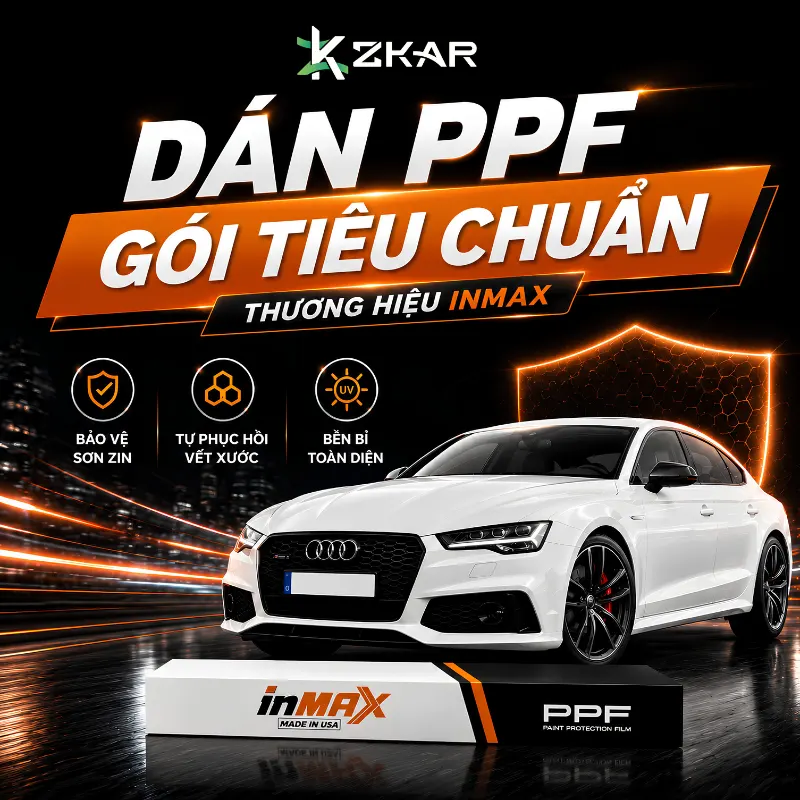 Dán PPF Gói Tiêu Chuẩn Cho Ô Tô - PPF INMAX