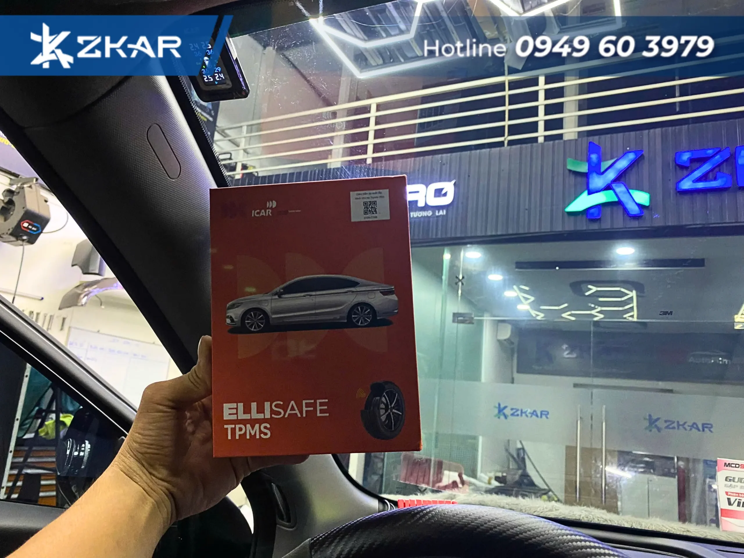 Địa chỉ lắp cảm biến áp suất lốp ICAR C340 uy tín tại sài gòn