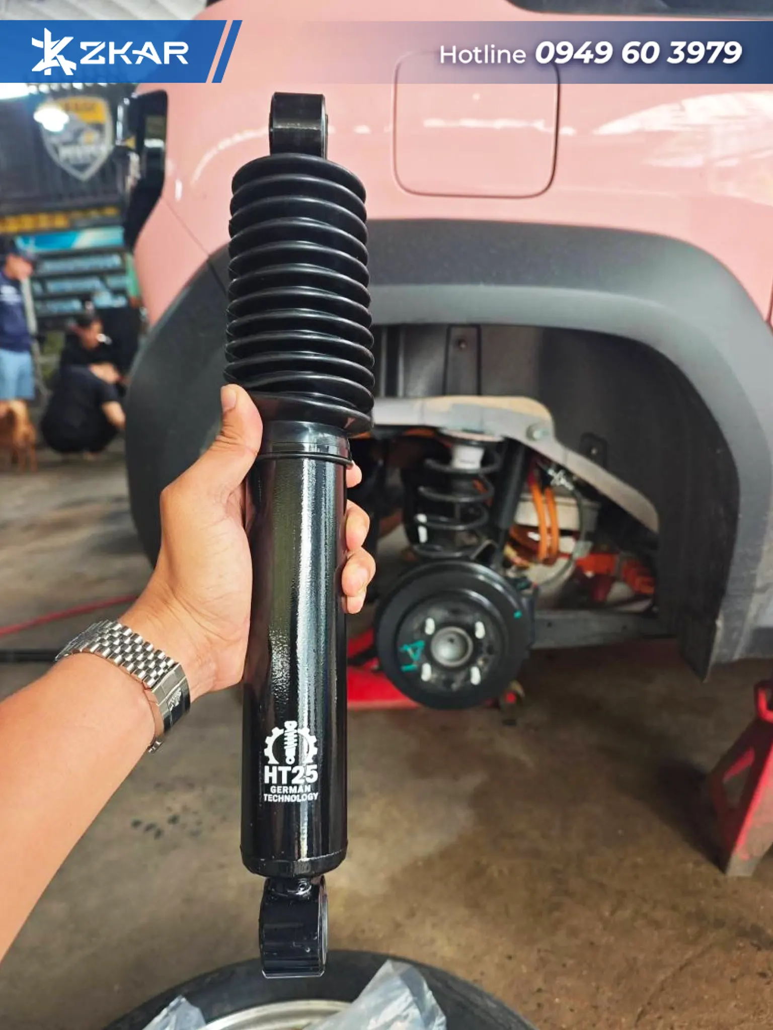 Địa chỉ lắp phuộc vinfast vf3 uy tín tại tphcm