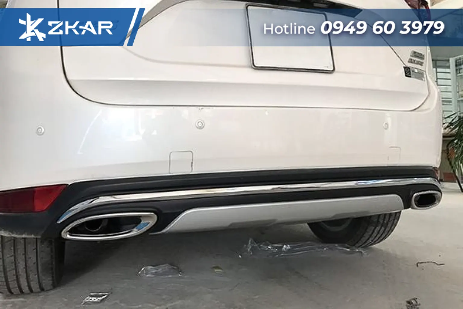 Độ Đuôi Xe Mazda CX5 Với Lippo Ốp Cản Sau Cao Cấp