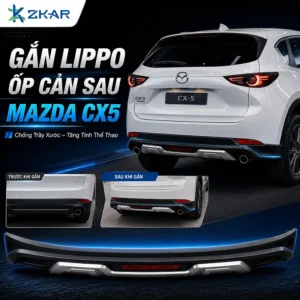 Gắn Lippo Ốp Cản Sau Xe Mazda CX5
